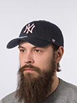 Бейсболка 47 BRAND арт. B-RGW17GWSNL-BKP New York Yankees MLB (black pink)